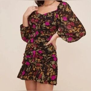 ❤️ASTR the Label - Cinched Ruffle Minidress